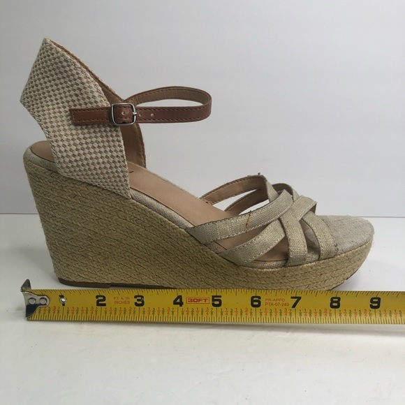 Lucky Brand Platform Sandals #10 - Picture 7 of 14